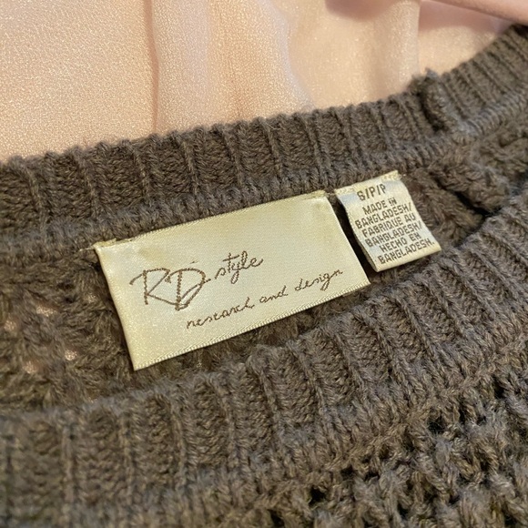 RD Style Brown Knit Sweater - Picture 3 of 3